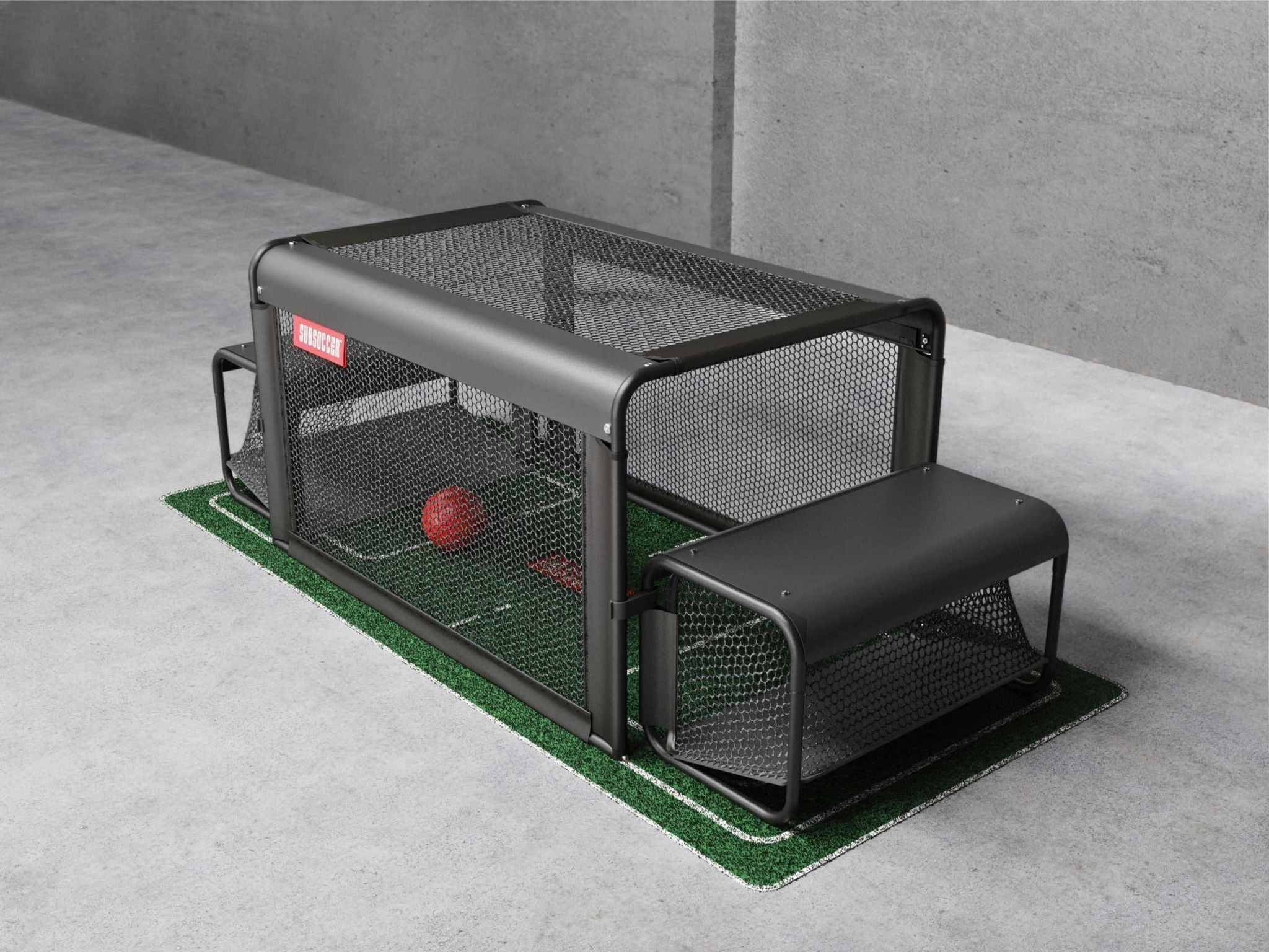 Subsoccer S3 Portable Bench Soccer Game – Indoor & Outdoor Table Soccer Set with Benches and Ball, Easy Assembly, Pack-and-Go Design