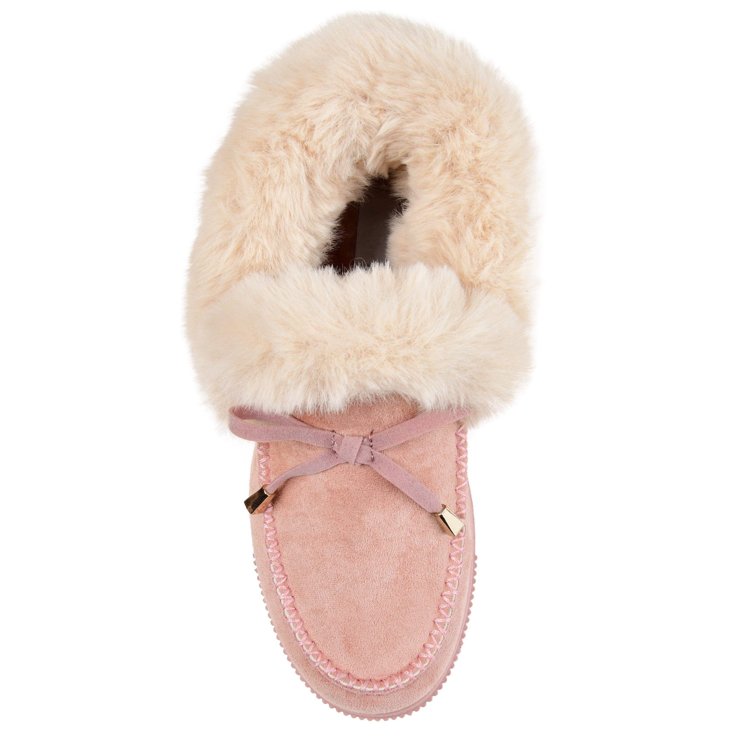 brinley co faux fur slippers