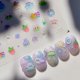 thumbnail image 2 of 3pc Jelly Ghost Nail Charm Pegatinas DIY Arte Estilo lindo 5D Otoño Nail Art Decoración Calcomanía, 2 of 5