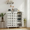 thumbnail image 2 of HOMCOM Armoire à Chaussures, Armoire de Rangement pour 20 Paires de Chaussures, Blanc, 2 of 10