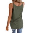 thumbnail image 2 of Langwyqu Womens Henley Tank Tops Summer Casual Sleeveless Loose Fit Vest, 2 of 3