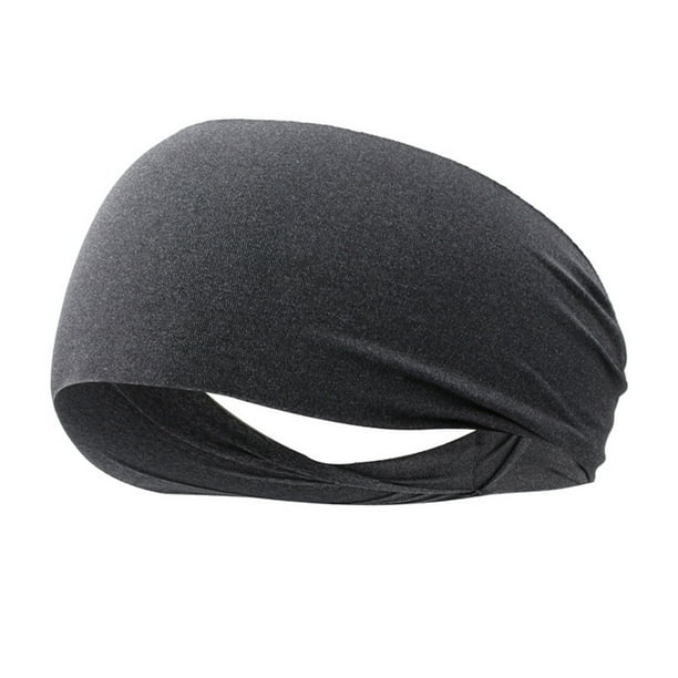 Diadema deportiva para hombres y mujeres, banda elástica para el cabello de secado rápido (gris) Likrtyny Para estrenar