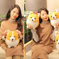thumbnail image 3 of Gwong Juguete Bowknot de pie lindo corgi perro peluche muñeca peluche juguete casero sofá cojín decoración Gwong 30004416, 3 of 7
