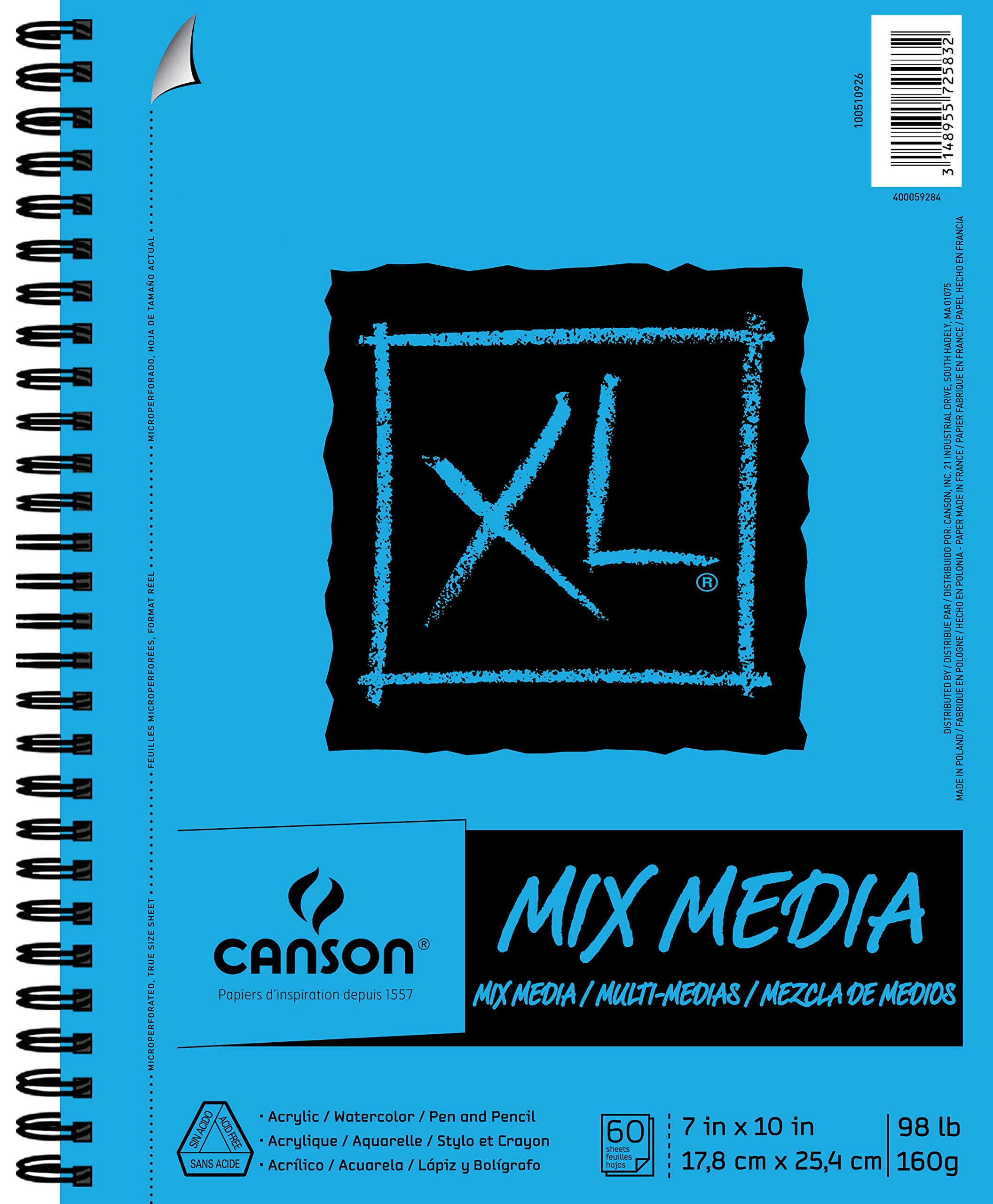6 Pack: Canson® XL® Hardcover Mix Media Pad