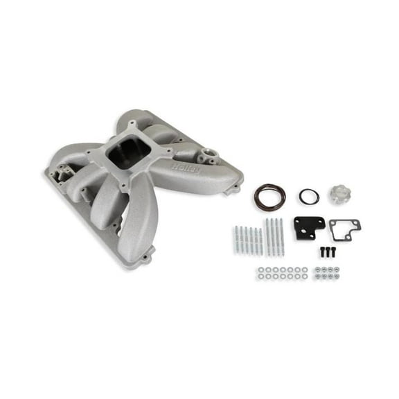 Holley 300-931 Single Plane Intake Manifold - Natural Aluminum