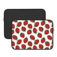 thumbnail image 2 of Bingfone Hand Drawn Strawberry Laptop Sleeve Case 13 inch , 360° Protective Computer Carrying Bag, 2 of 8