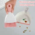 thumbnail image 3 of Lieonvis Dust pan Broom Brush Dustpan - Small Broom and Dustpan Set,Mini Broom and Dustpan,Small Dustpan and Brush Set for Home Cleaning,Sofa,Desk,Guinea Pig Cage,Cat Litter etc, 3 of 10