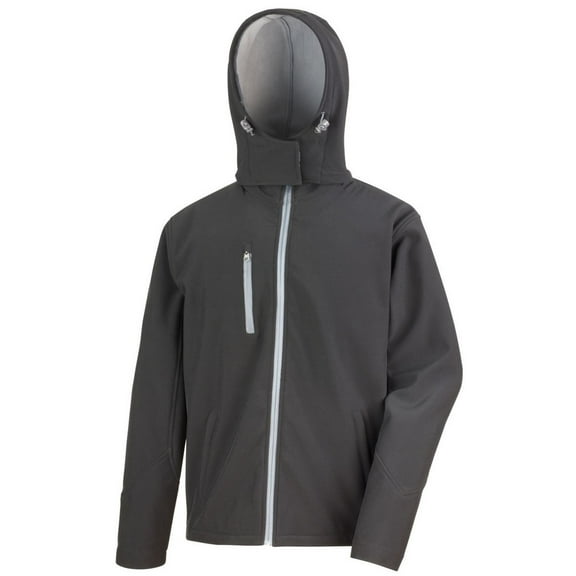 Result Core Mens Lite Hooded Softshell Jacket