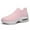 Pink, variant on BNRSHOE Womens Sock Walking Shoes Slip On Lightweight Comfort Casual Running Sneakers Pink