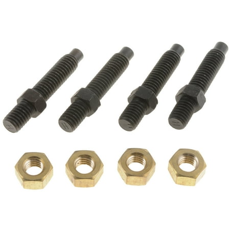 Dorman HELP Exhaust Flange Stud and Nut, 7/16-14 x 2.535 In