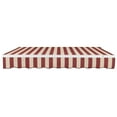 thumbnail image 4 of Awntech 14 Ft Maui Right Motorized Heavy Duty Patio Retractable Awning (168in x 9.25in x 120in), Burgundy/Tan Stripe, 4 of 7