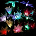 thumbnail image 3 of Outdoor Solar Garden Stake Lights, Zacro LED Flower Solar Powered Lights with 6 Lily Flower Butterflies Combination, Waterproof Multi-Color Changing Solar Lights, 3 of 6