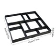 thumbnail image 2 of Chemin Moule Pavement Maker DIY Prop Pierre Rectangle Cour Finition Fine Longue Durée Rectangle Jardin Parc Polyvalent Fournitures de Jardin, 2 of 6