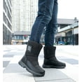 thumbnail image 6 of Winter Steel Toe Boots for Men Comfortable Insulated Warm Slip on Snow Boots anti slip Puncture Proof Men's Safety Toe Work Shoes for Industry Construction Outdoor, 6 of 13