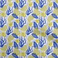 thumbnail image 1 of oneOone Viscose Jersey Royal Blue Fabric Sea Shells Ocean Sewing Fabric By The Yard Printed Diy Clothing Sewing Supplies 60 Inch Wide, 1 of 1