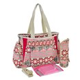 thumbnail image 1 of Juego de 5 uds. De pañales para bebés, bolsa para cambiar pañales, bolso , estilo bohemio, rojo Hugo Bolsa de cambio de pañales para pañales para bebés, 1 of 10
