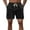 Black, variant on Mens Swim Trunks CLASSIC WEAR BEST STYLE 1979 Men's Cozy Textured Embroidered Casual Shorts Stretch Elastic Waist Drawstring Crop Pants with Pockets Summer Lounge Khaki 3XL