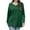 Green, variant on ShiShine Womens Plus Size Tops Long Sleeve Shirts Crew Neck Tunic Fall Casual Loose Blouse