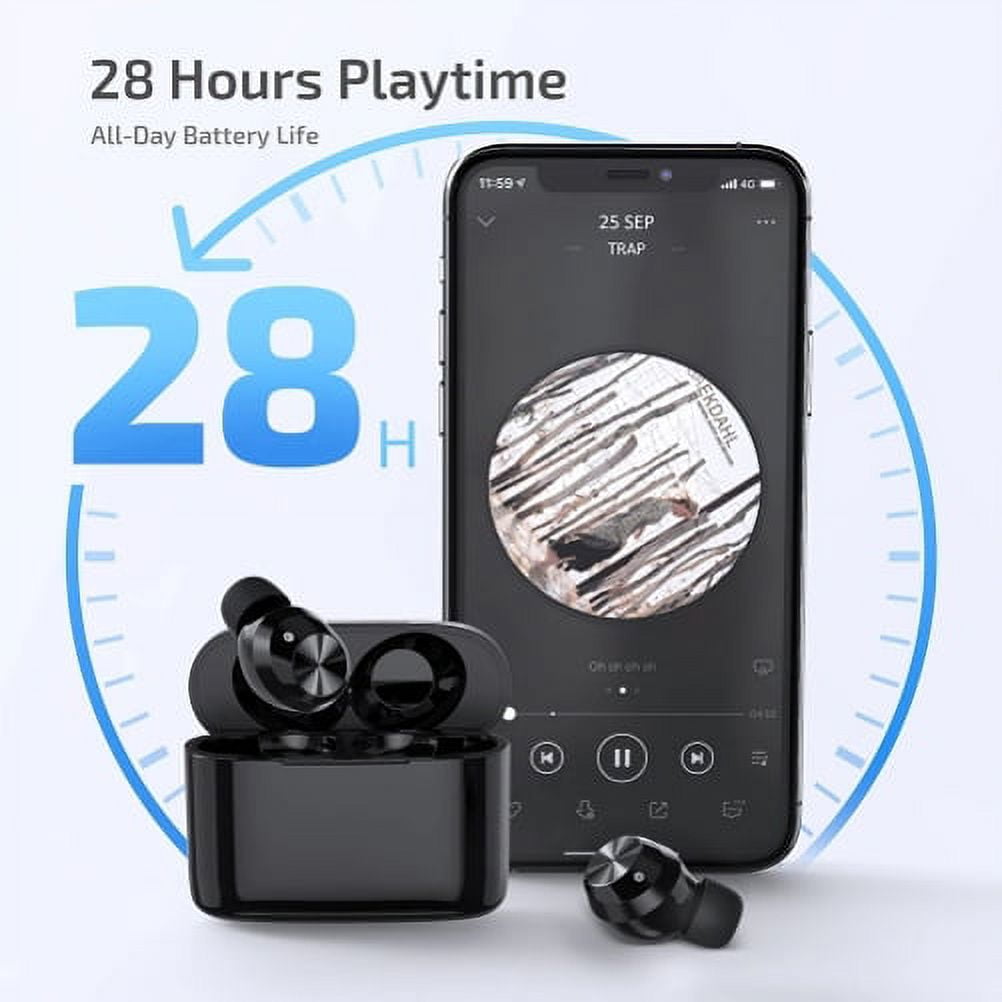 Wireless TWS Earphones for Google Pixel 7/Pro/6a/6/Pro Phones - Earbuds Headphones True Stereo Headset Hands-free Mic Charging Case  Compatible With Pixel 7/Pro/6a/6/Pro Models