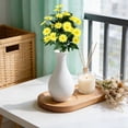 thumbnail image 4 of Fake Mums,13.8 Inch Realistic Faux Mums Stem,Fake Flowers Silk Daisy,Weather‑Durable Artificial Mum Bouquet,Low‑Maintenance Fake Chrysanthemum Bunches,Flexible Daisy Floral Pick for Vase, 4 of 4