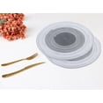thumbnail image 5 of Unique Bargains Set of 6 Rattan Placemats for Dining Table Dark Gray, 5 of 6