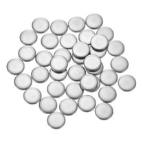 Uxcell 120 Pack Stainless Steel Disc, 5/16"(8mm) Dia 0.04"(1mm) Thick 304 Stainless Steel Flat Round Sheet Blank Round Circle Plate for Crafts Metal Stamping and Jewelry Making