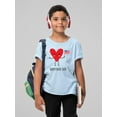 thumbnail image 2 of Happy 4Th Of July Heart T-Shirt Juniors -Image by Shutterstock,  x-Large, 2 of 4