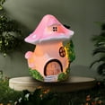 thumbnail image 5 of BSJJY Mushroom Fairy House Solar Light, Outdoor Home Garden Resin Statue Flickering LED Lamp, Lawn Porch Patio Yard Backyard Plant Decoration, Unique Gift for Women Mom Housewarming Birthday,1PCS, 5 of 10