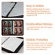 thumbnail image 5 of Carpeta para cartas coleccionables Ayehe para 400 cartas, fundas de 4 bolsillos, 5 of 7