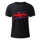 thumbnail image 5 of Mens Casual Manga Corta Botón Abajo Camisetas Estados Unidos Bandera Impresión Cuello Redondo Suéter Camiseta, Poliéster Casual Uso Diario para Hombres, 5 of 5