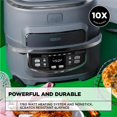 thumbnail image 2 of CRUX 17176 Grill w/Air Fryer, One Size, Matte Gray, 2 of 6