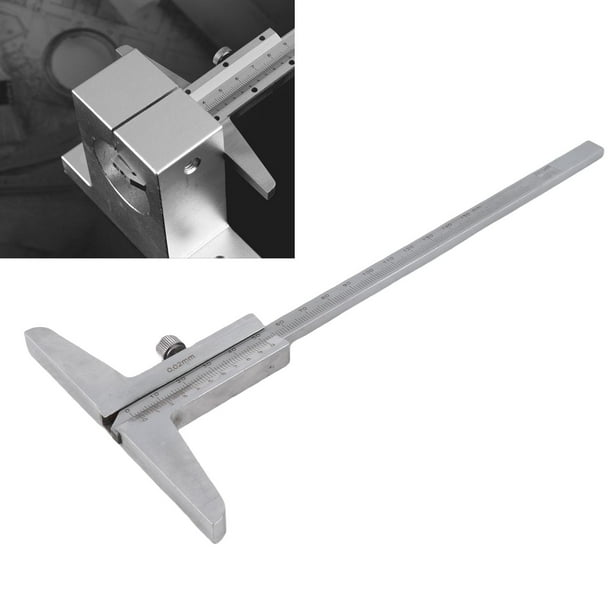 Calibrador Vernier De Profundidad, Precisión De 0,02 Mm Para Procesamiento De Metales, Ingeniería Mecánica