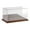 Hardwood Base (Mirrored), variant on Plymor Clear Acrylic Display Case with Hardwood Base (Mirror Back), 10" W x 5" D x 5" H