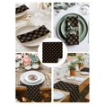 thumbnail image 3 of Black Brown Pumpkins Fall Cloth Napkins Set of 8 Reusable Dinner Napkins, Thanksgiving Botanical Modern Art Cocktail Napkin Washable Table Napkins for Wedding/Holiday Party/Baby Shower 20"x20", 3 of 7