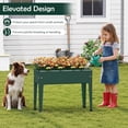 thumbnail image 5 of Costway 24" Raised Garden Bed with Legs Metal Elevated Planter Box Drainage Hole Backyard Green, 5 of 9