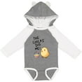 thumbnail image 3 of Inktastic The Chicks Dig Me Easter Baby Chick with Basket and Eggs Boys or Girls Long Sleeve Baby Bodysuit, 3 of 5