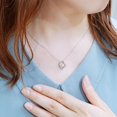thumbnail image 2 of 0.5 Carat Moissanite Diamond Dancing Stone Heart, 2 of 4