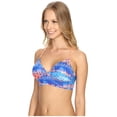 thumbnail image 2 of TYR Emerald Lake Cross Bra Sport Competitor Swim Suit, X-Small, Coral/Blue, 2 of 3