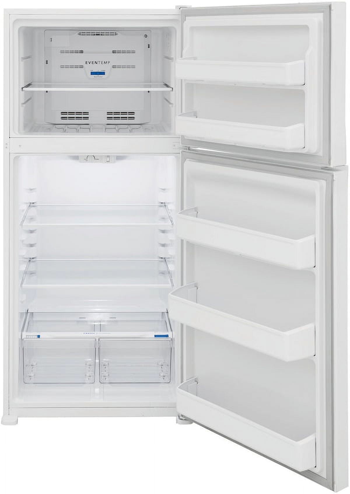 Frigidaire FFHT2022AW 30" Wide 20 Cu. Ft. Energy Star Certified Top Freezer Refrigerator, White