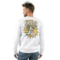 thumbnail image 2 of Men's Starter White Los Angeles Chargers Classic Puro Crew Neck Sweatshirt, 2 of 2