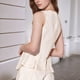 thumbnail image 4 of Conjuntos de Verano de 2 Piezas para Mujer, Sin Mangas, con Cuello en V, Abotonado, Chaleco y Pantalones Cortos con Bolsillos Albaricoque M, 4 of 6