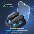 thumbnail image 4 of Morfone Magnetic Hand Warmers Rechargeable with 10000mAh Charging Case, 2 Pack Portable Electric Pocket Heater 3 Heat Settings Up to 50 Hrs, Gifts for Christmas, Hunting, Camping Gear, Golf, Outdoors, 4 of 10