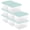 Mint, variant on Sterilite 58 Qt Storage Boxes, Clear Plastic Containers with Snap Lids, Set of 8, Mint
