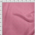 thumbnail image 4 of oneOone Georgette Viscose Light Pink Fabric Geometric Quilting Supplies Print Sewing Fabric By The Yard 42 Inch Wide, 4 of 5
