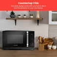 thumbnail image 4 of Chefman MicroCrisp 0.8 cu. ft. Countertop Microwave Oven + Crisper, 1800 Watts - Black, 4 of 10