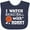 Navy Blue, variant on Inktastic I Watch Basketball with Mommy Boys Baby Bib