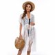thumbnail image 3 of Cárdigan de encaje sexy para mujer, estilo europeo y americano, de talla grande, con cintura elástica, estilo playero, blusa de bikini, ropa de protección solar, 3 of 6