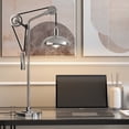 thumbnail image 4 of Evelyn&Zoe Neo 33.5" Tall Solid Wheel Pulley System Table Lamp with Metal Shade in Polished Nickel/Polished Nickel, 4 of 7
