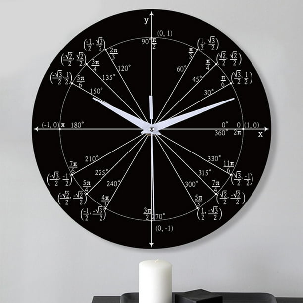 Reloj con ecuaciones matematicas sale