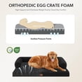 thumbnail image 2 of Cama ortopédica impermeable para perros Casa Paw 91x69 cm negra, 2 of 9